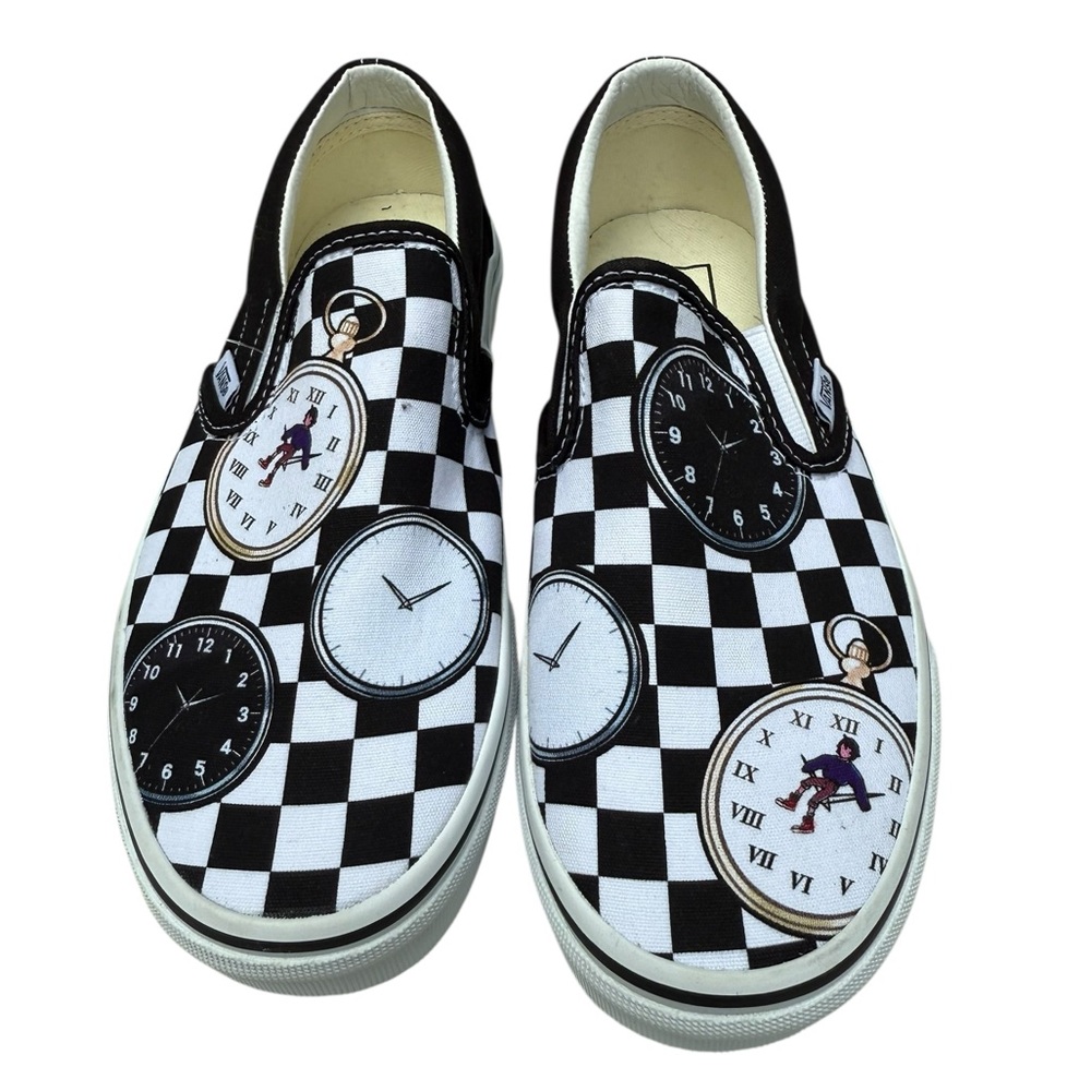 VANS‎ x Karl Jacobs Slip-On Skate Shoe 5/M 6.5/W Time Traveler Tales Graphic NEW